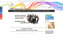 Desktop Screenshot of isischiropractic.co.uk